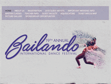 Tablet Screenshot of ccbailando.com
